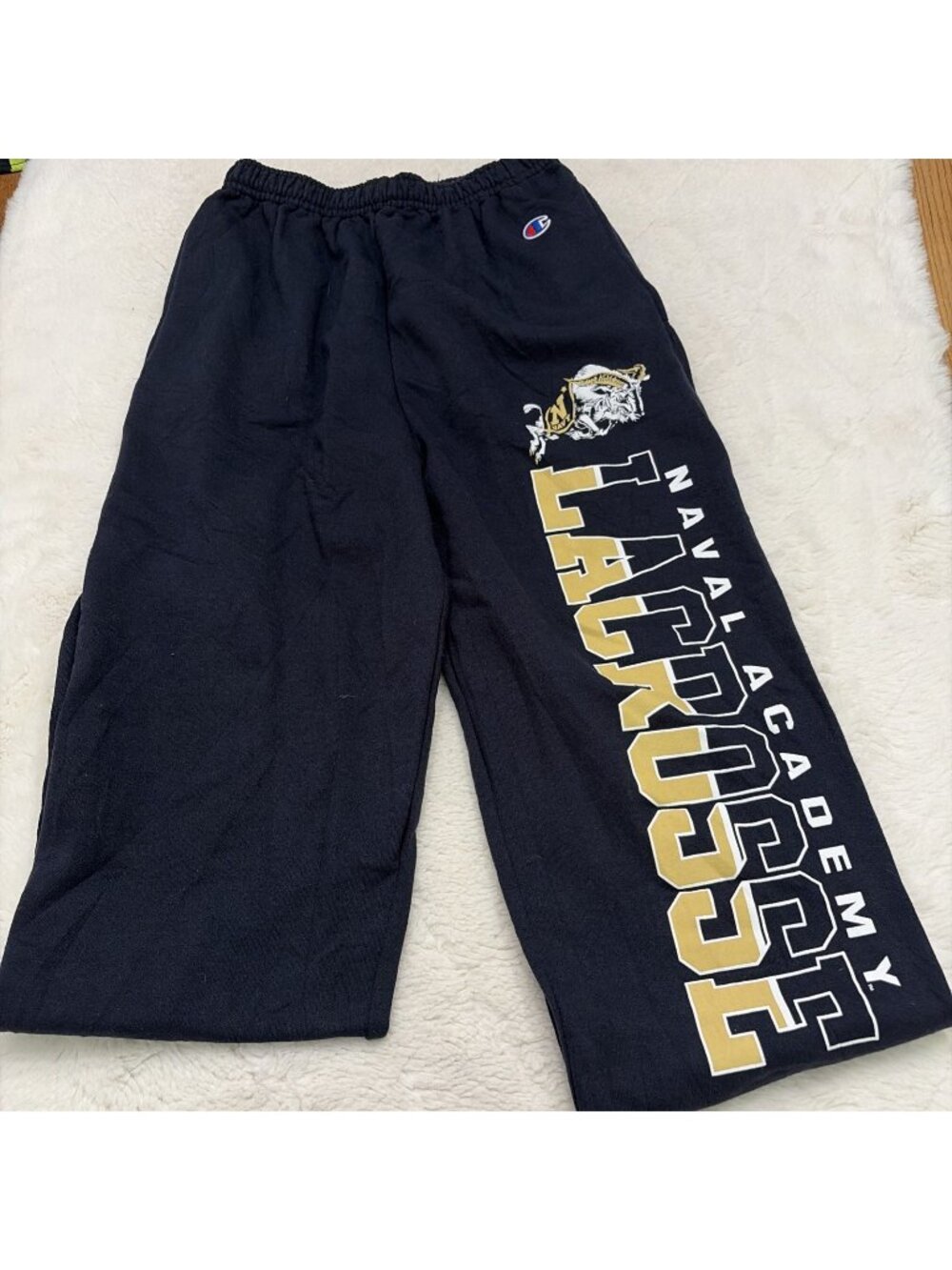 Champion Men’s Small Naval Academy Lacrosse Jogger Sweat Pants